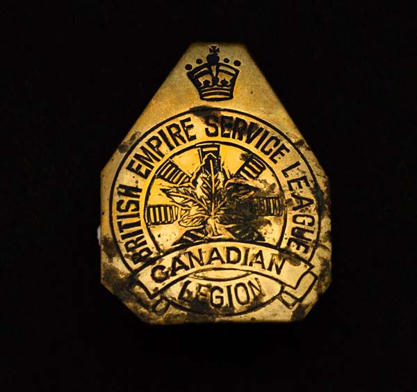 Legion pin, circa 1920s.