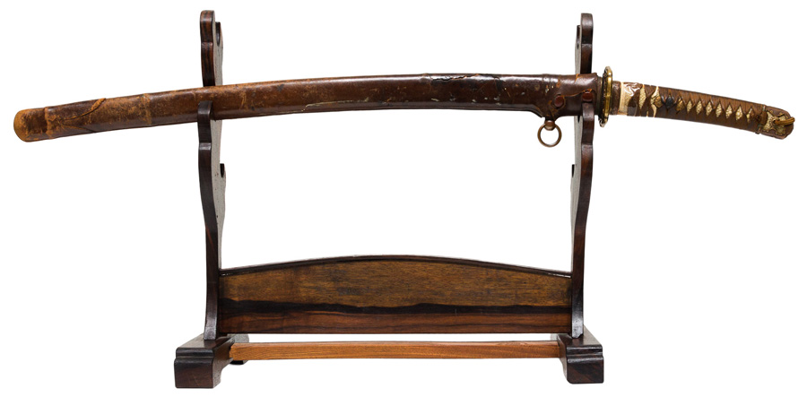 Samurai sword. Loan courtesy of Shintani family.