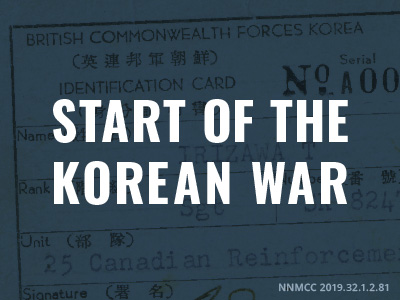 Start of the Korean War