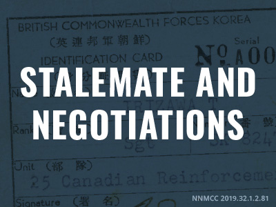 Stalemate and Negotiations