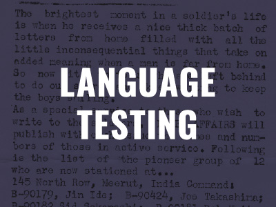 Language Testing